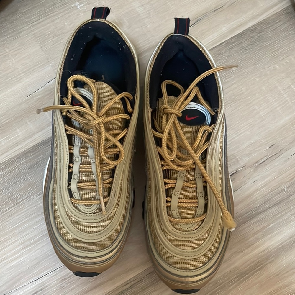Gold Nike Airmax 97